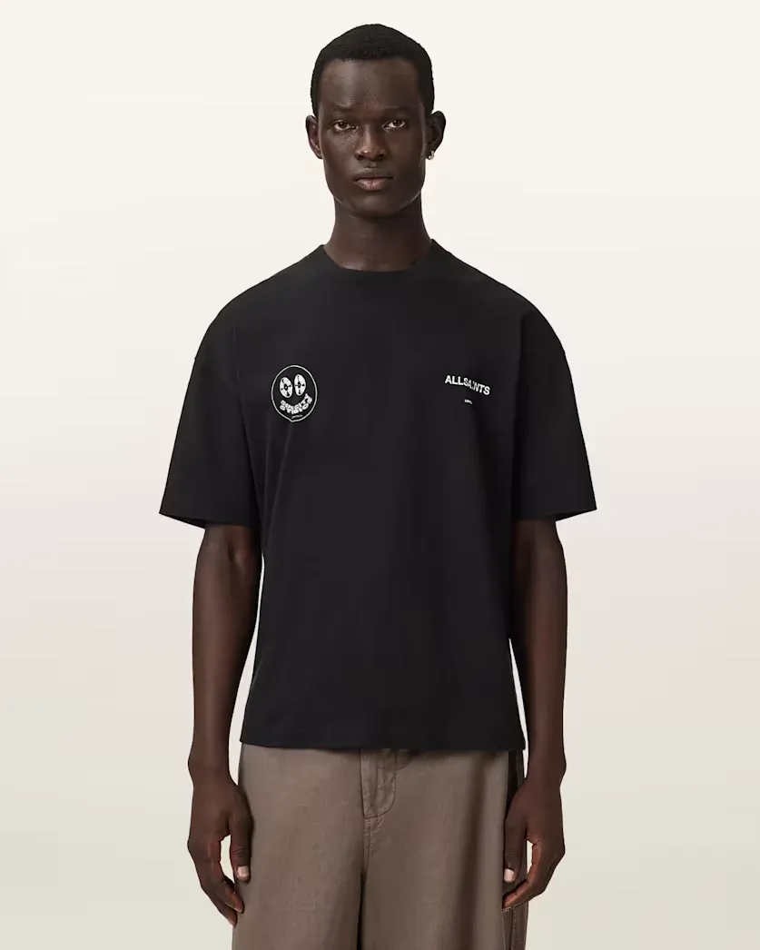Spinner Oversized Short Sleeve Graphic T-Shirt