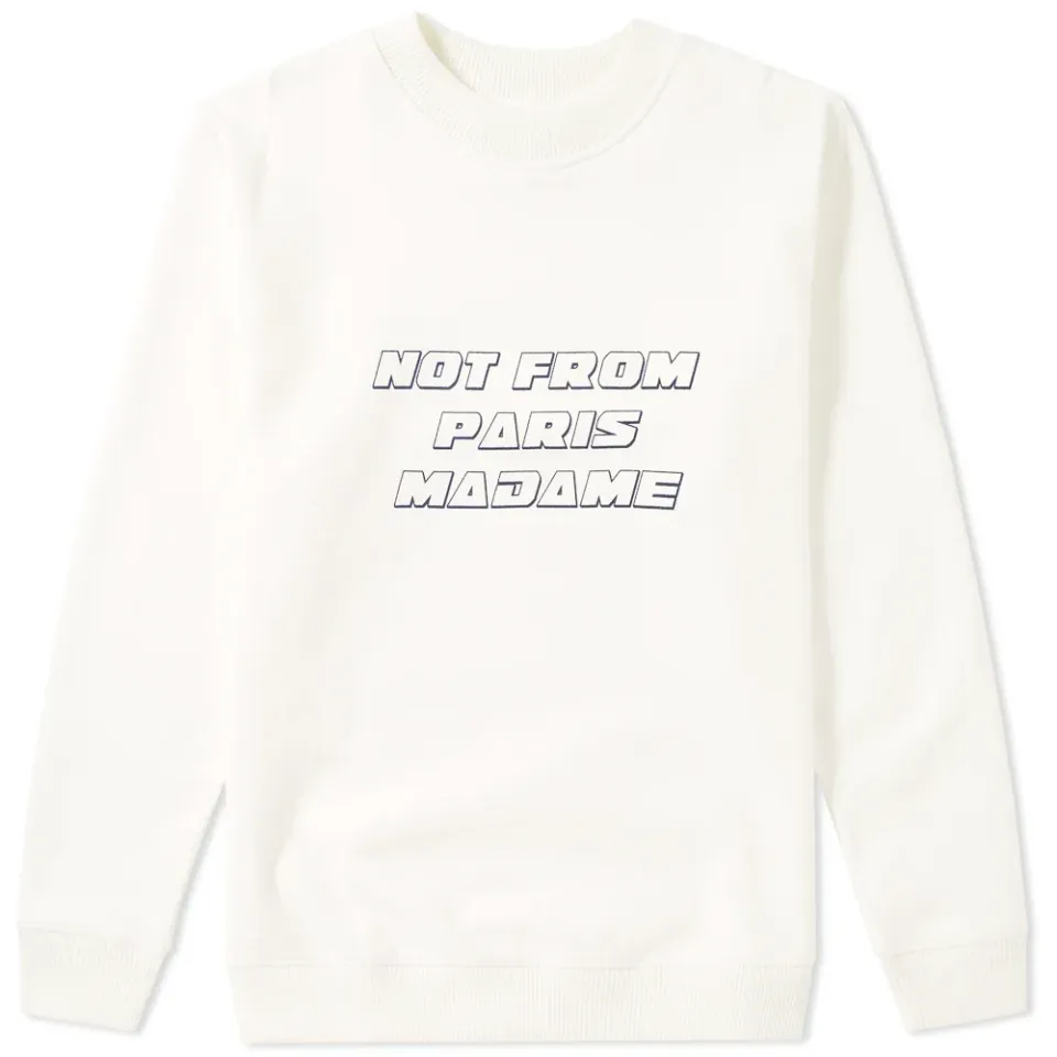 Not From Paris Block Crew Sweat