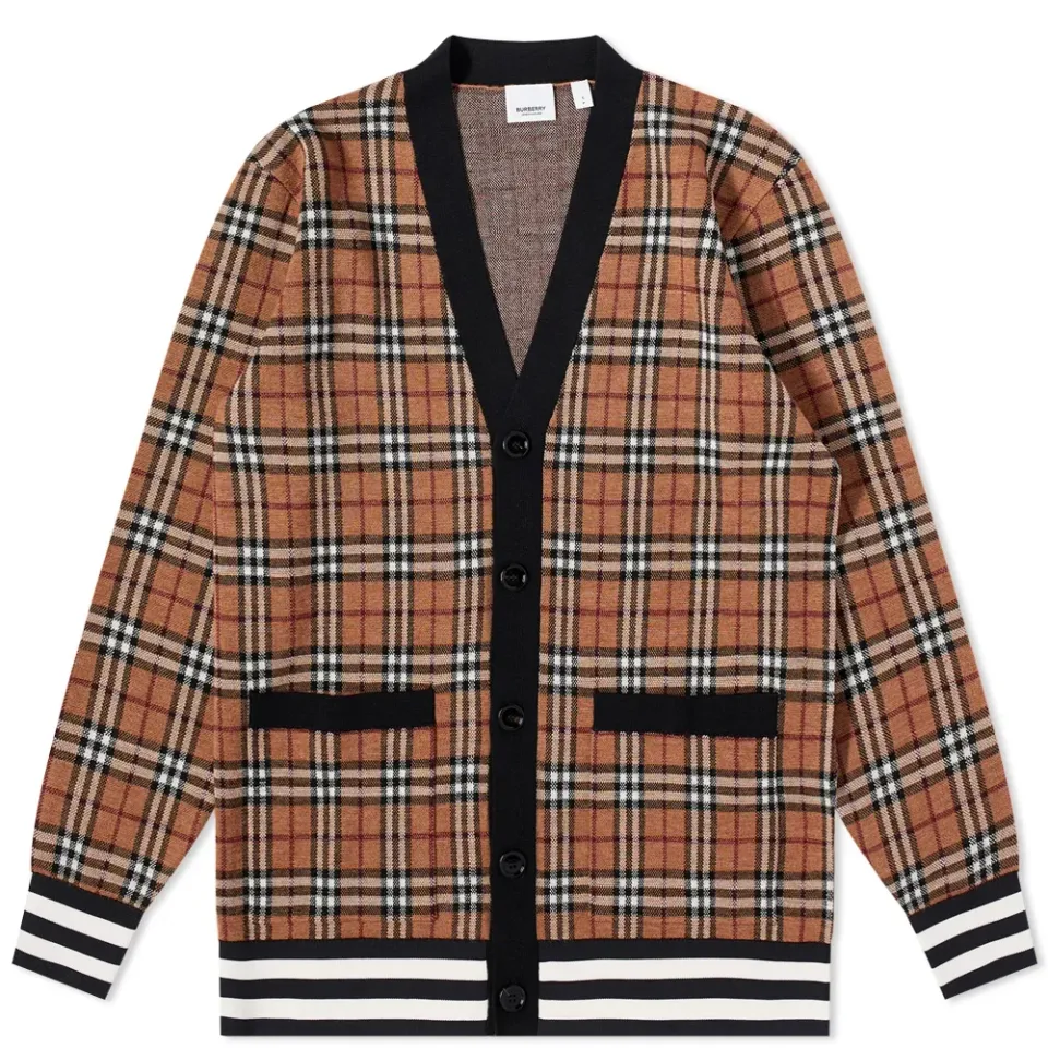Charlet Check Cardigan