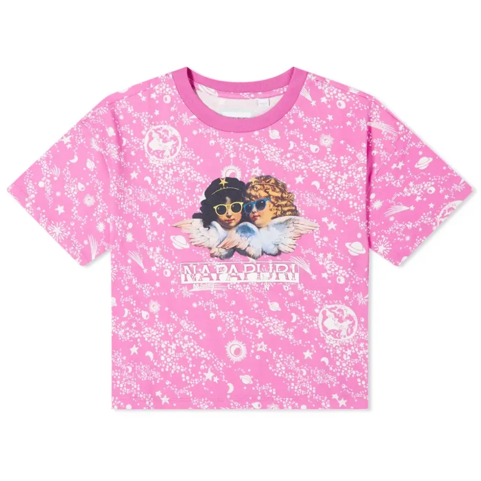 x Fiorucci Logo Crop T-Shirt