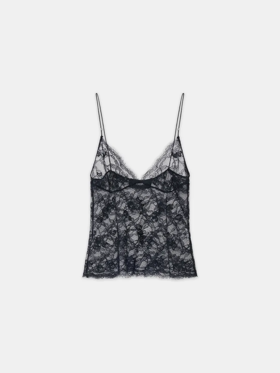 WOMEN - WOMEN'S LACE CAMI TOP - Black
