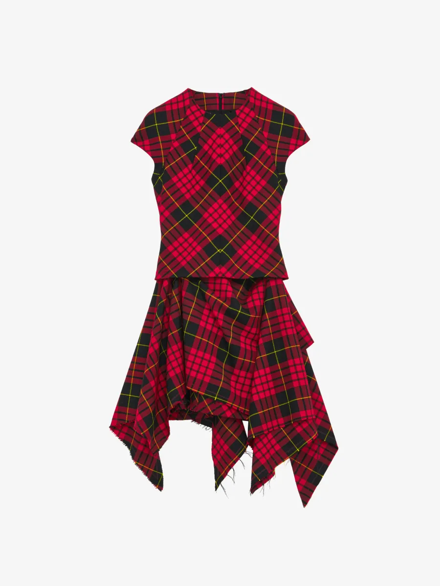 MacQueen Tartan Mini Dress