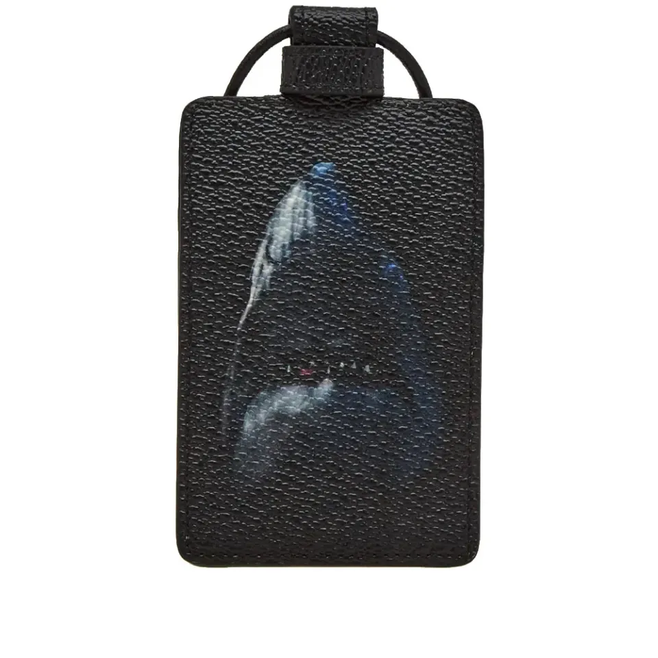 Shark Print Neck Card Holder