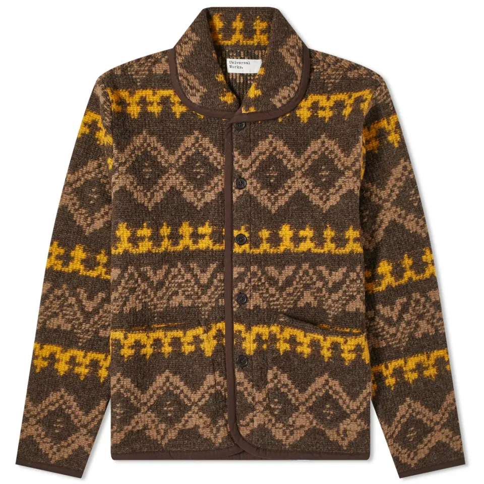 Moroccan Rug Fleece Lancaster Jacket