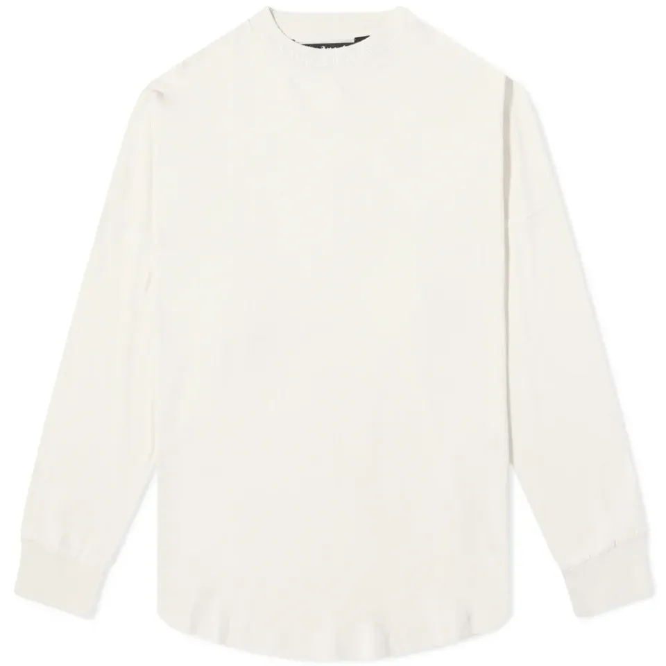 Long Sleeve Garment Dyed Logo T-Shirt