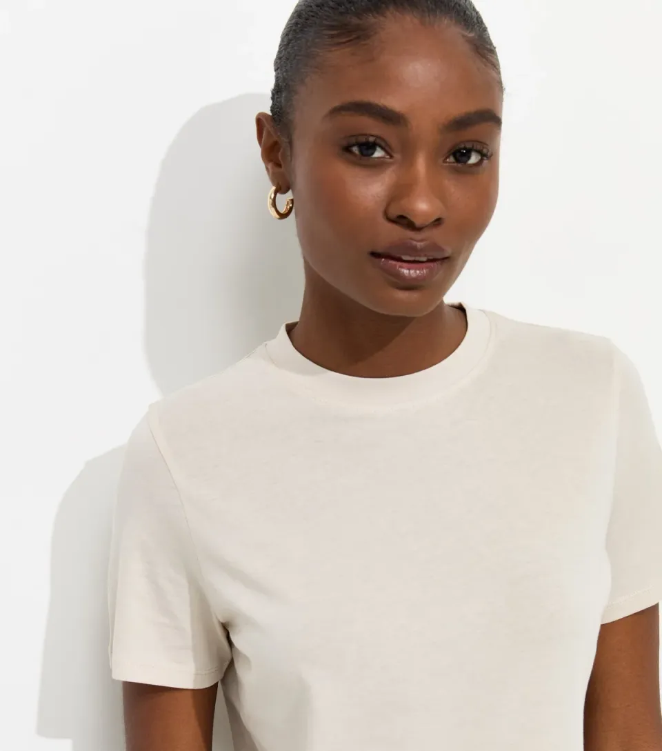 Women's Stone Cotton T-Shirt