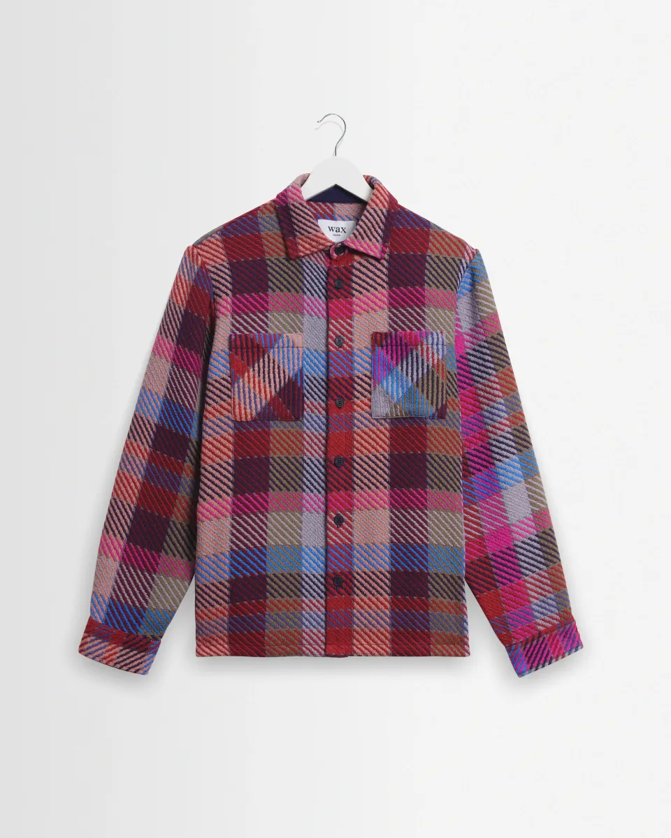Whiting - Pink and Multicolour Pike Check Overshirt