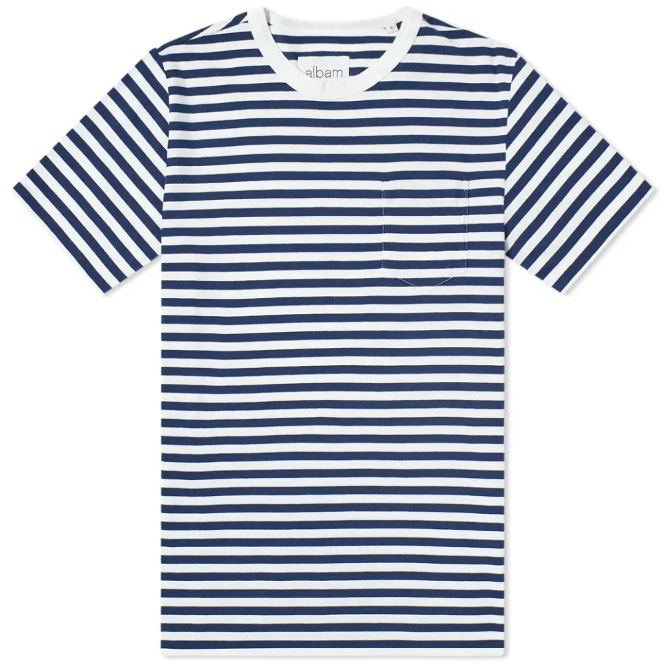 Stripe Pocket Tee