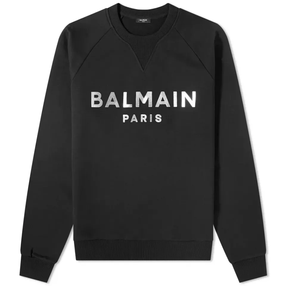 Paris Foil Logo Crew Sweat