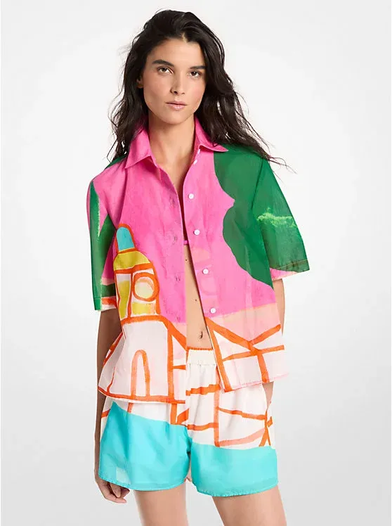 X Christina Zimpel Cotton Lawn Shirt