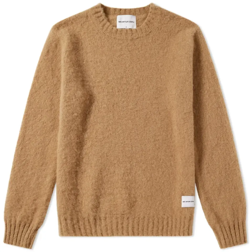 Brushed Shetland Crew Knit