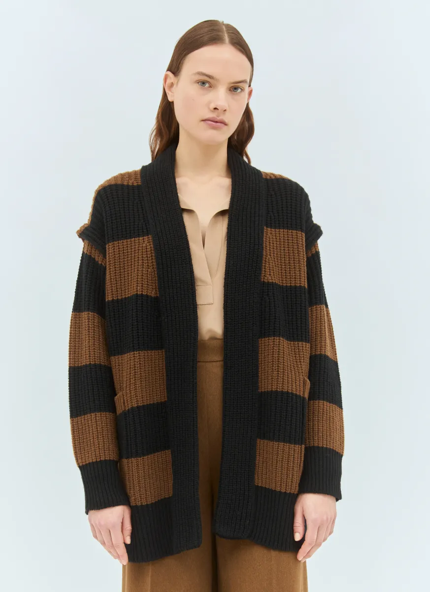 Wool And Cashmere Oversized Cardigan