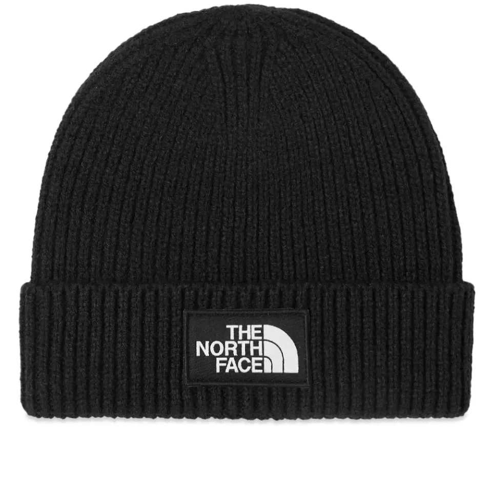 TNF Logo Box Cuffed Beanie