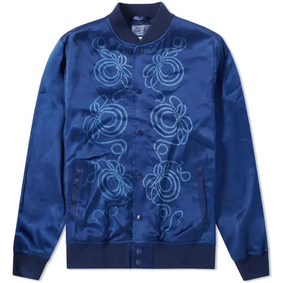 Rope Knot Baseball Jacket