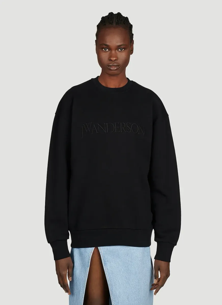 Logo Embroidery Sweatshirt