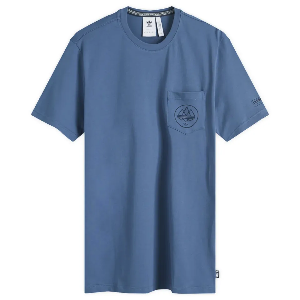 END. x Adidas SPZL Graphics SS T-Shirt 'By the Sea'