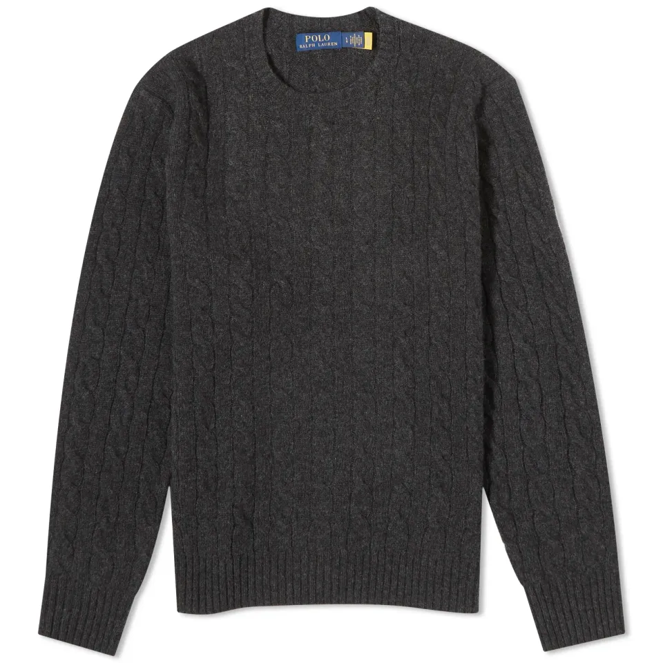 Wool Cashmere Crew Knit