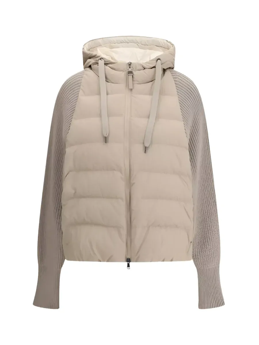 Women padded jacket Beige