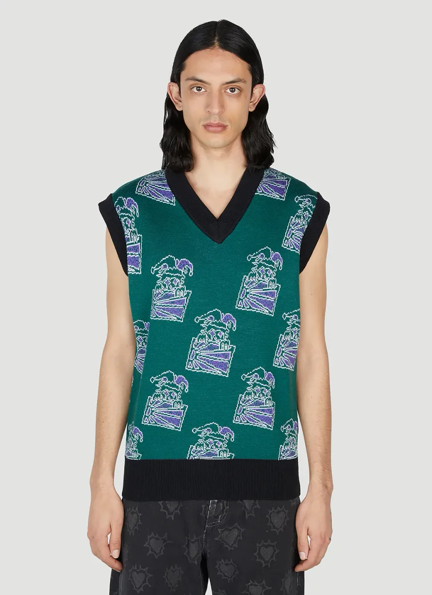 Clown Sleeveless Sweater