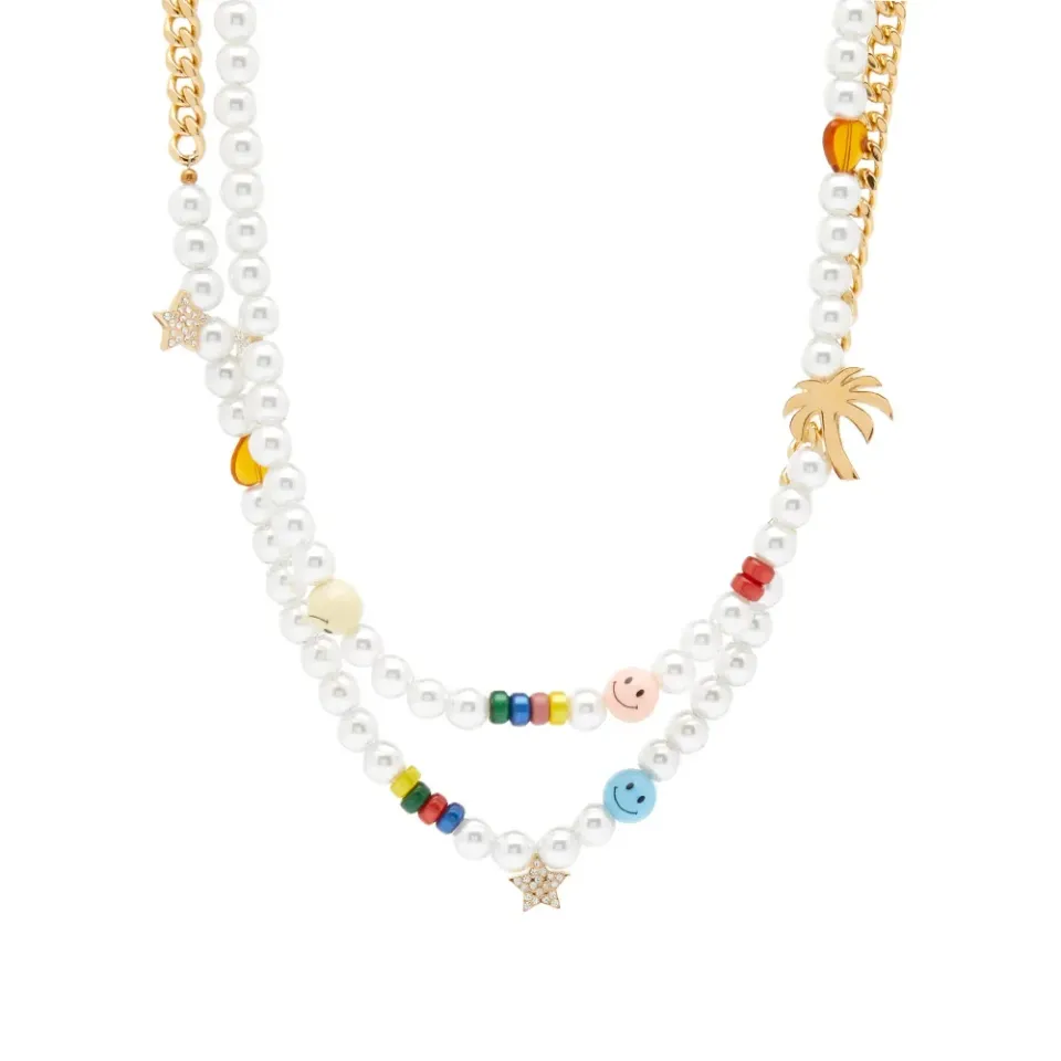 Gold Pearl Necklace