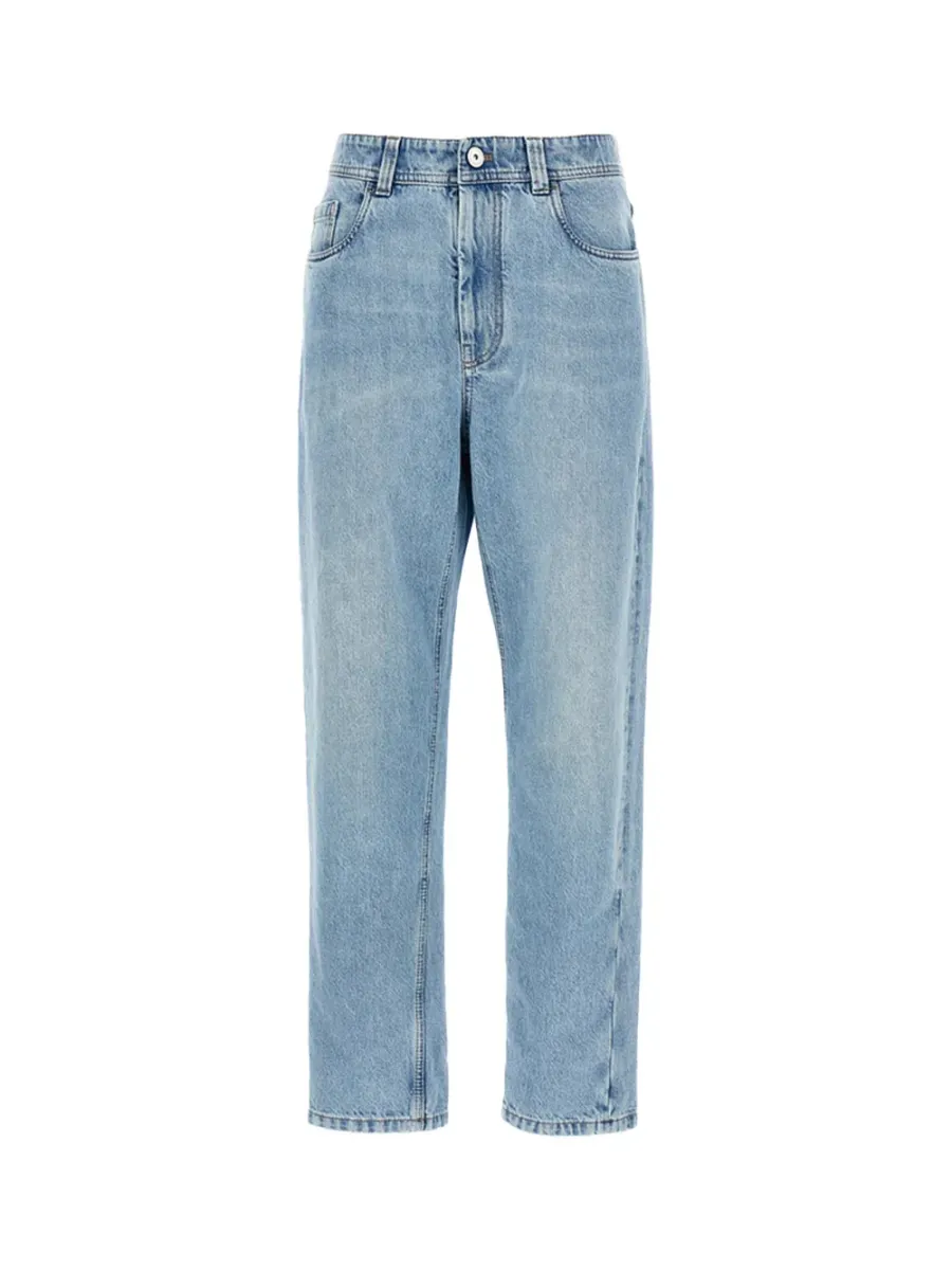 Women denim trousers L.blue