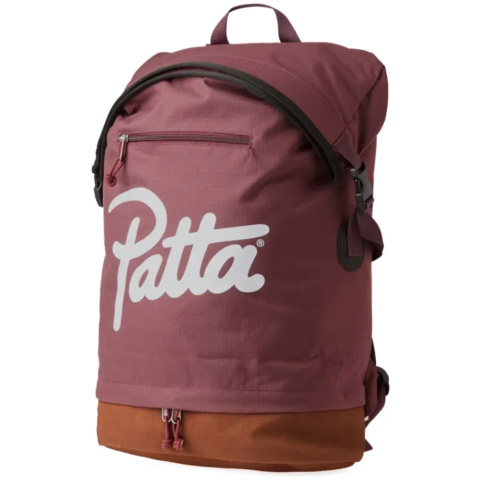 Ripstop Suede Messenger Backpack