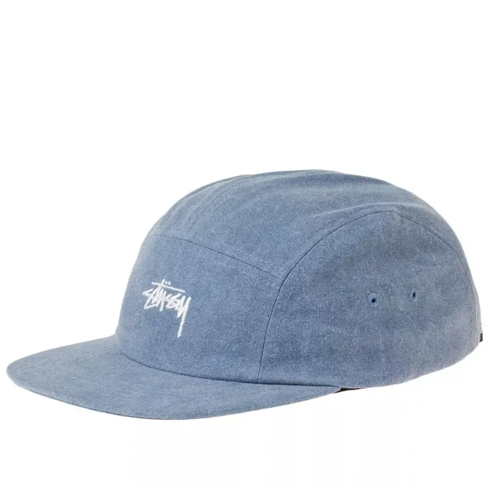 Washed Oxford Canvas Camp Cap