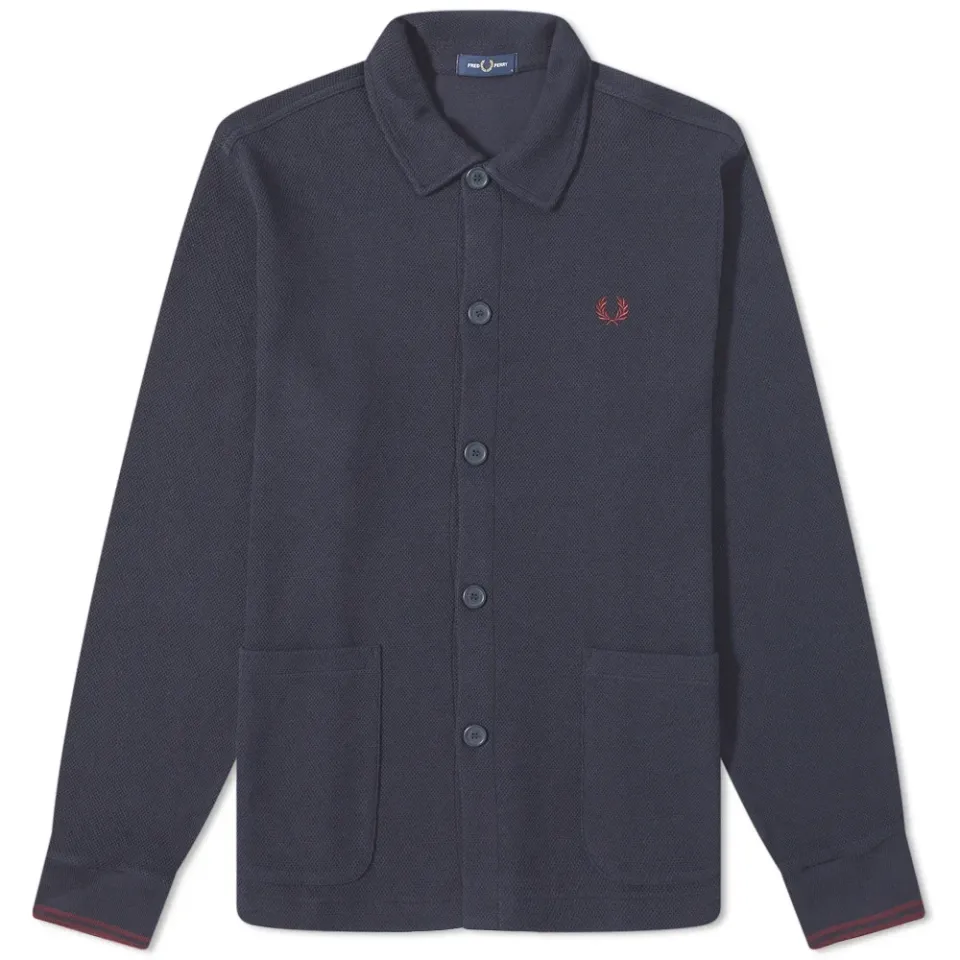 Authentic Button Down Pique Shirt