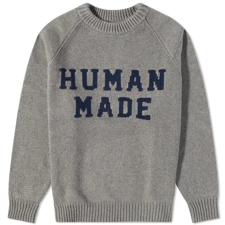 Raglan Sleeve Knit Sweat