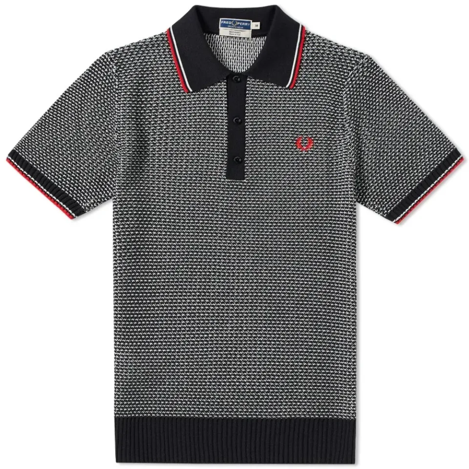 Fred Perry Reissues Two Colour Knit Polo