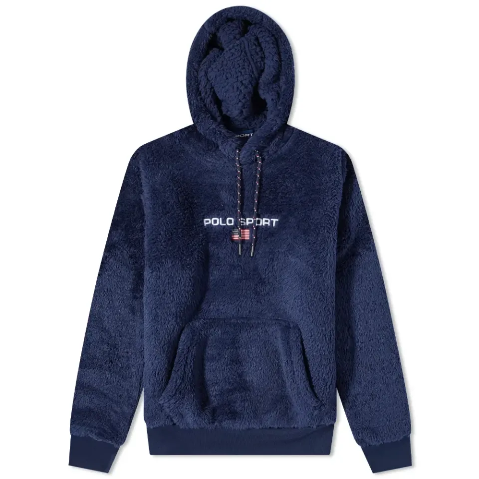 Polo Sport Borg Fleece Popover Hoodie