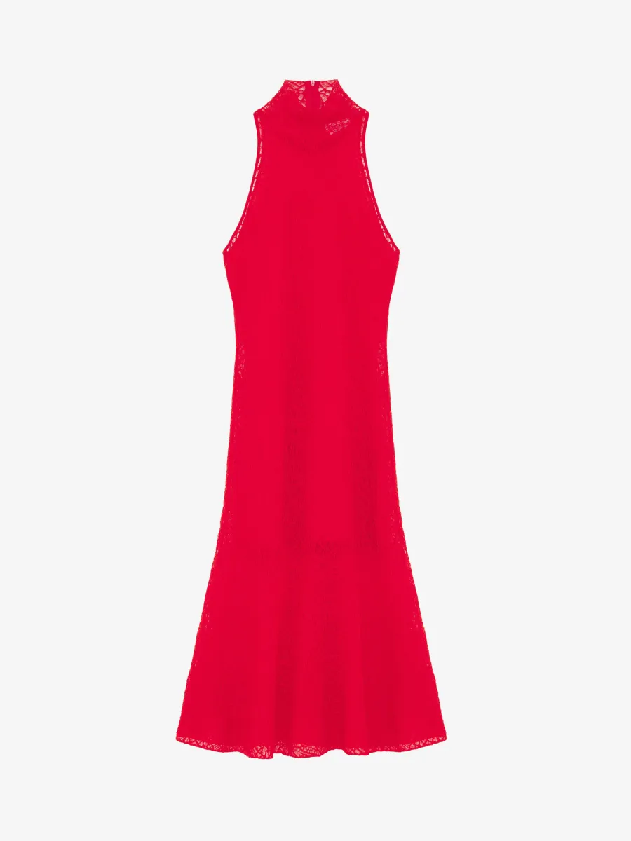 Spider Lace Midi Dress