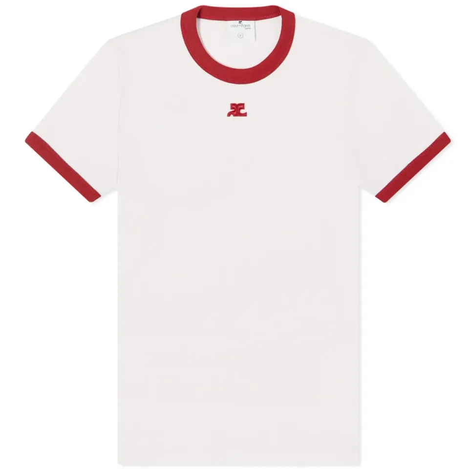 Courrèges Cotton Rib T-Shirt