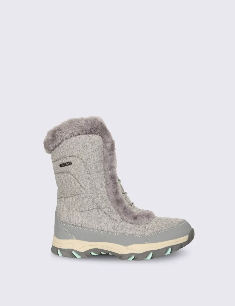 Ohio Faux Fur Lining Snow Boots Mint
