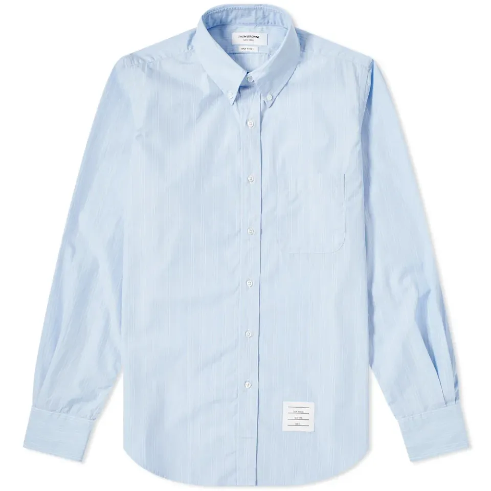 Stripe Poplin Button Down Shirt