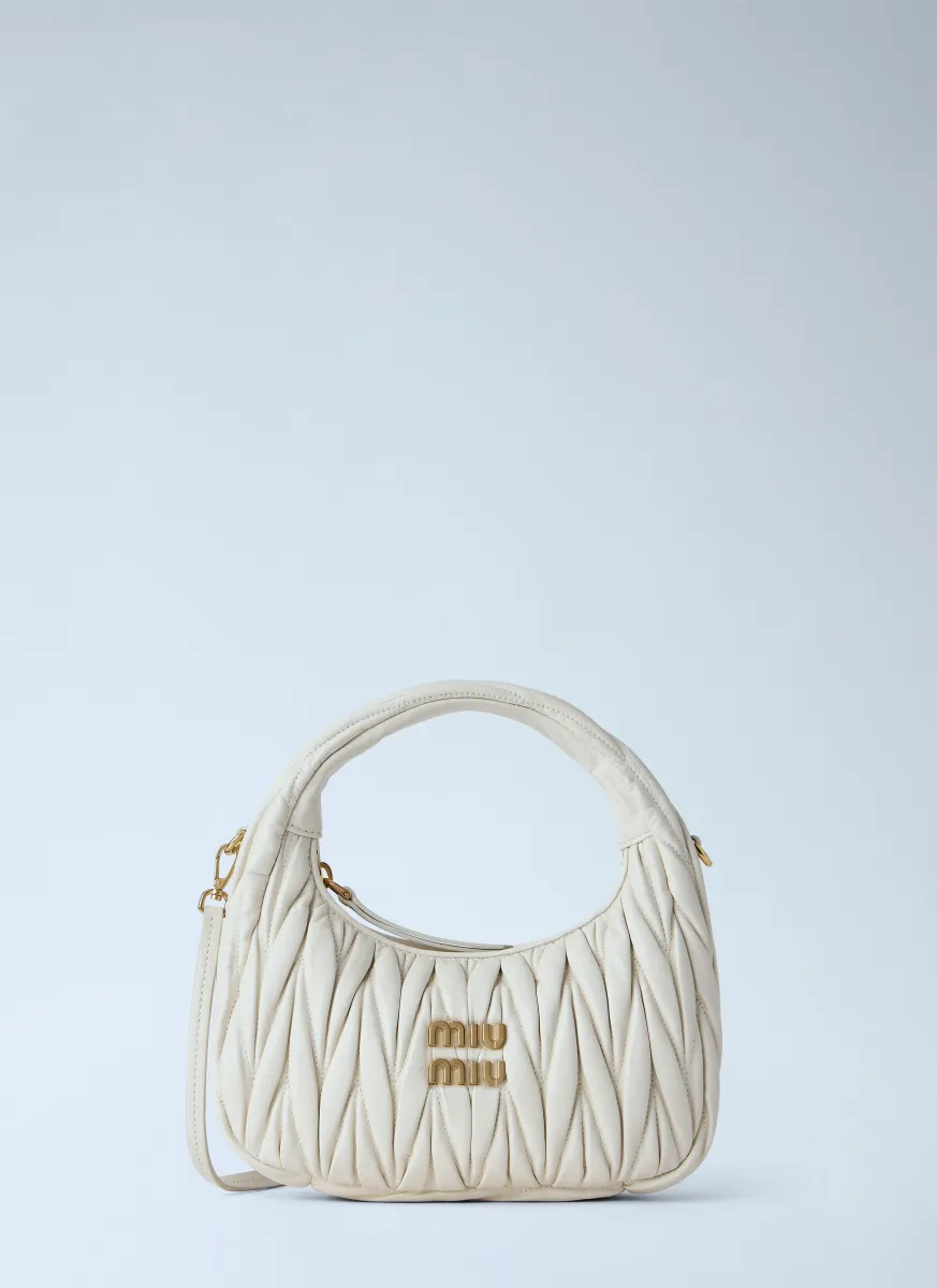 Small Wander Matelassé Hobo Bag