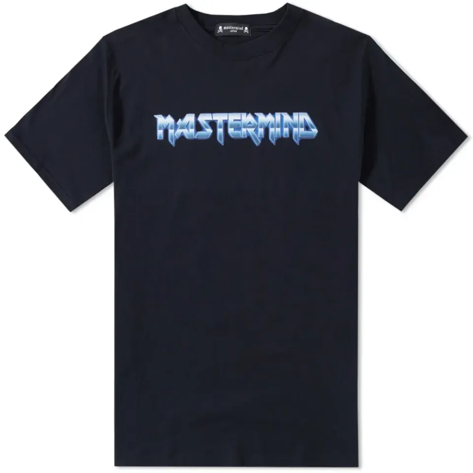 Lightning Skull Back Print Tee