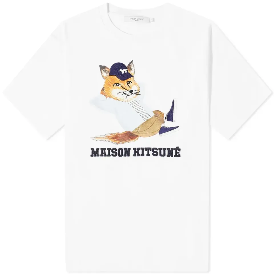 Dressed Fox Print Easy T-Shirt