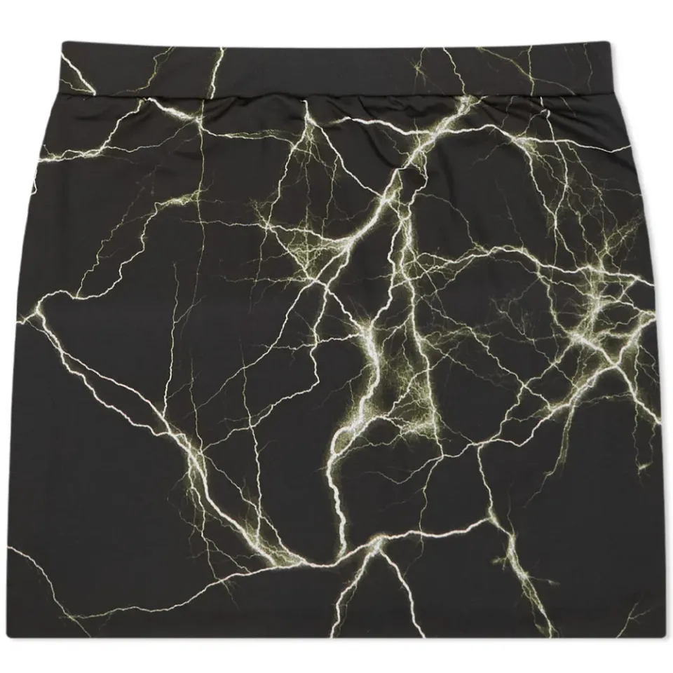 Black Lightning Mini Skirt