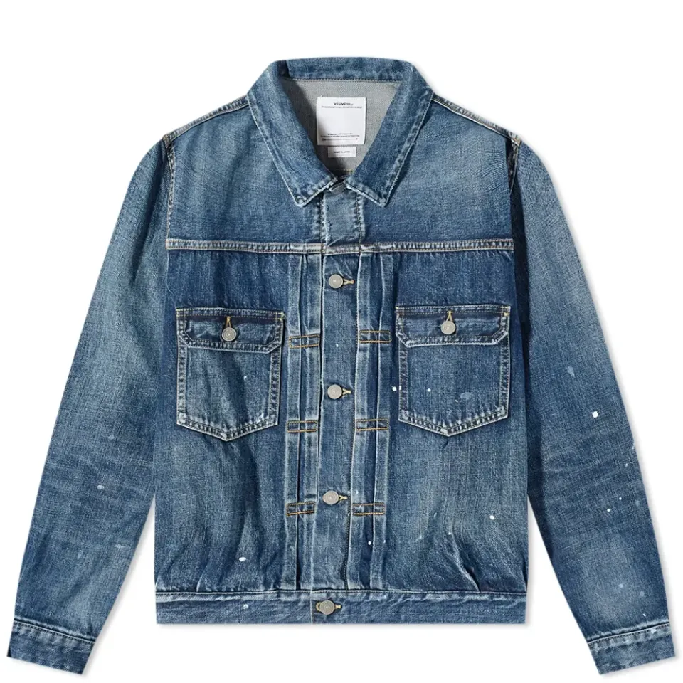 SS101 Damaged Denim Jacket