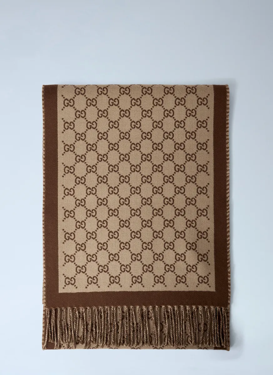 Logo Motf Wool Scarf