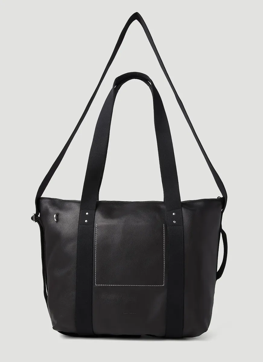 Trolley Leather Tote Bag