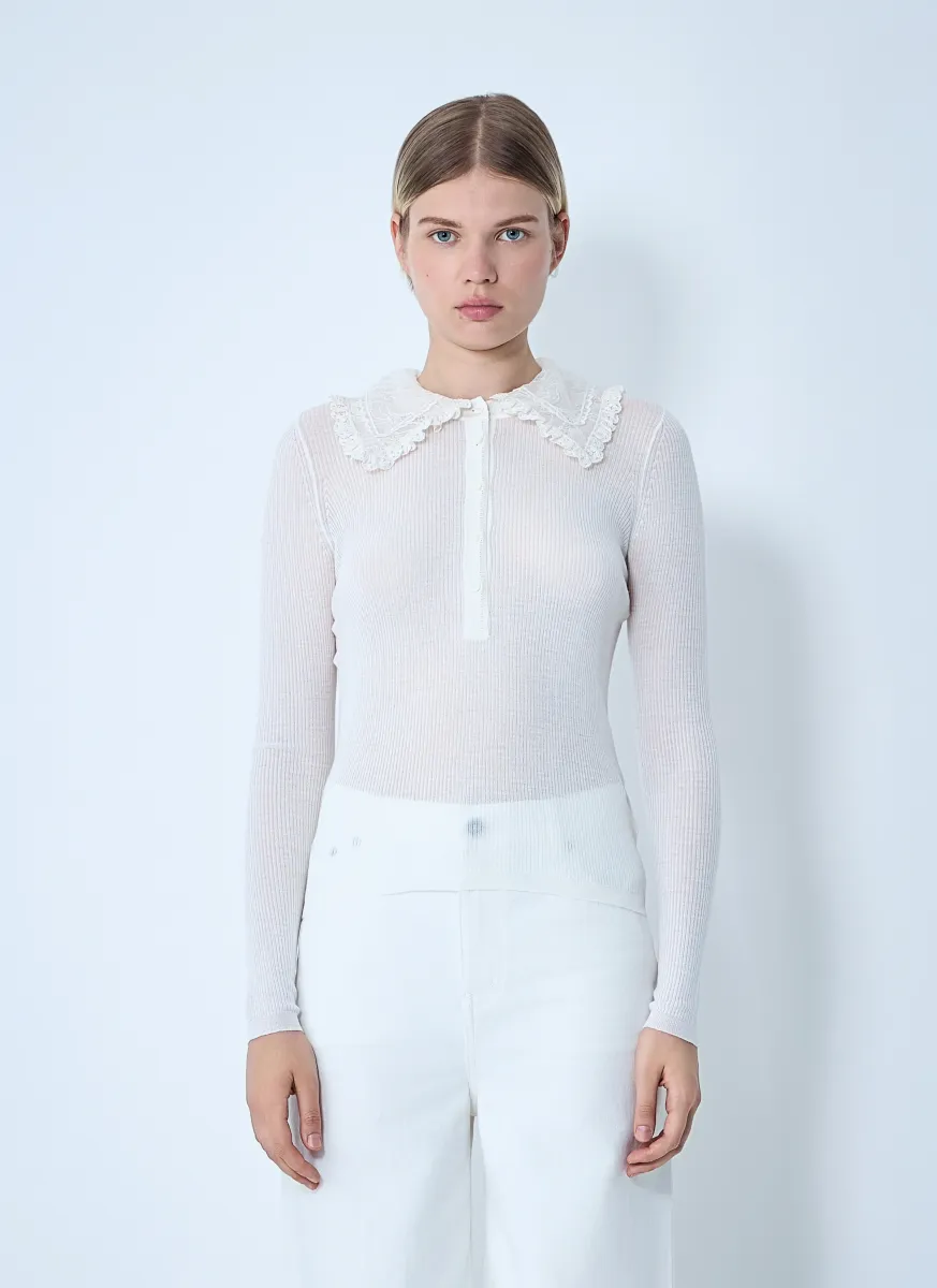 Collared Henley Top
