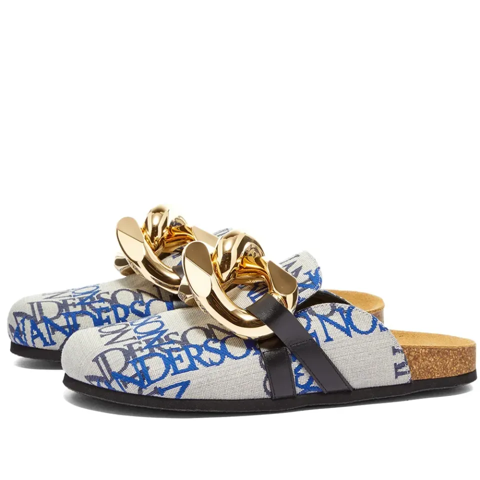 Chain Loafer Logo Slip On