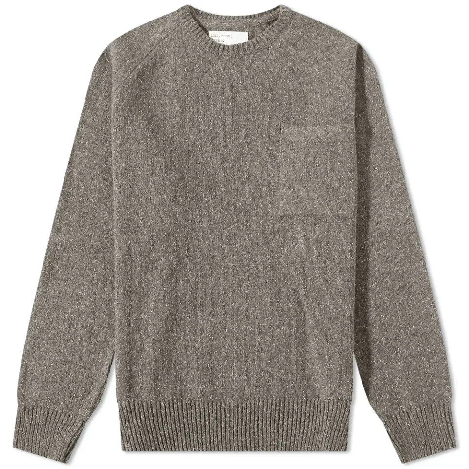 Loose Pocket Crew Knit