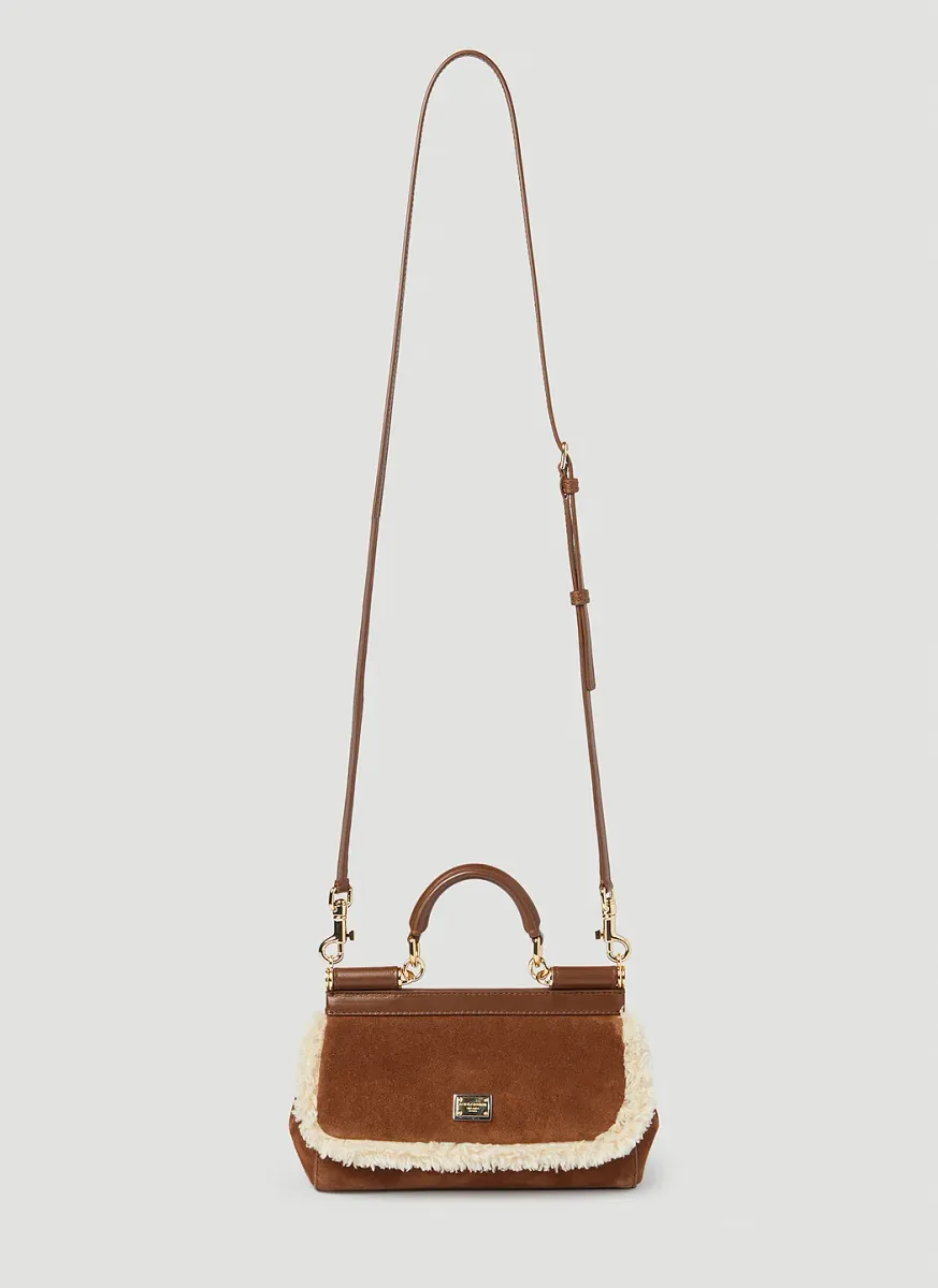 Sicily Suede Small Handbag