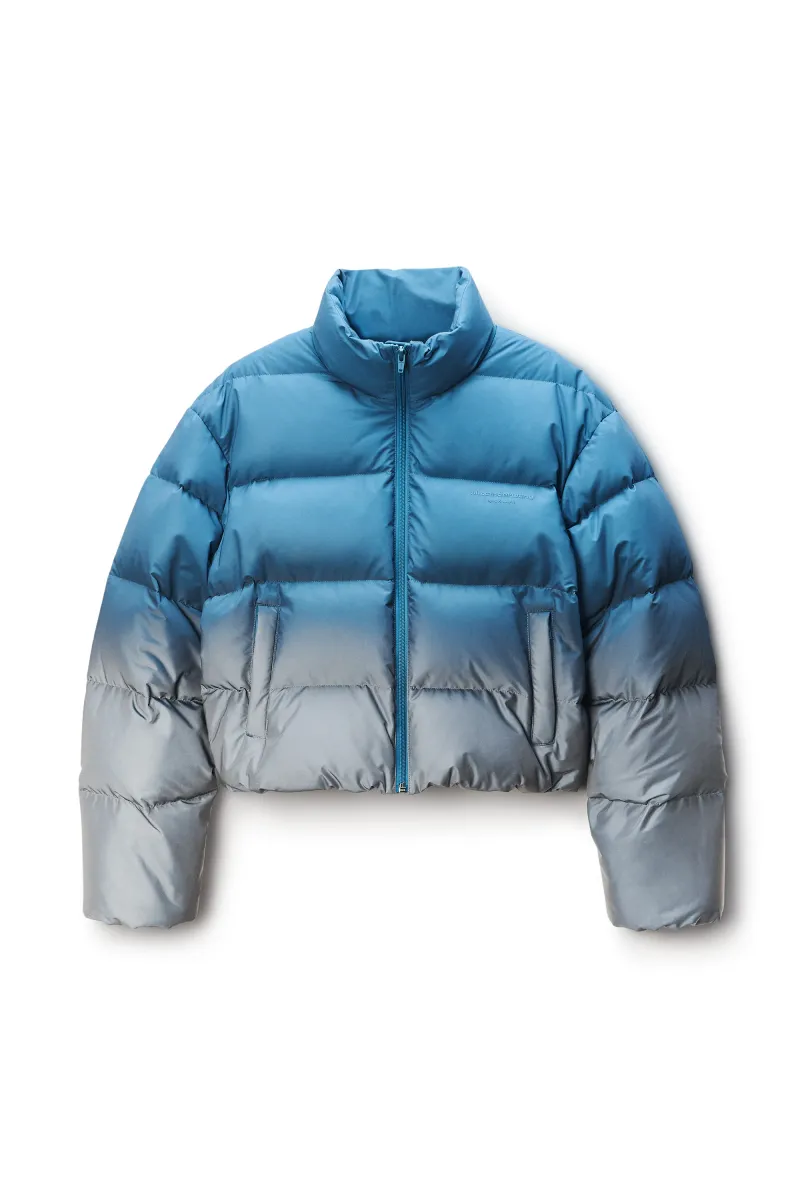 Reflective Cropped Puffer