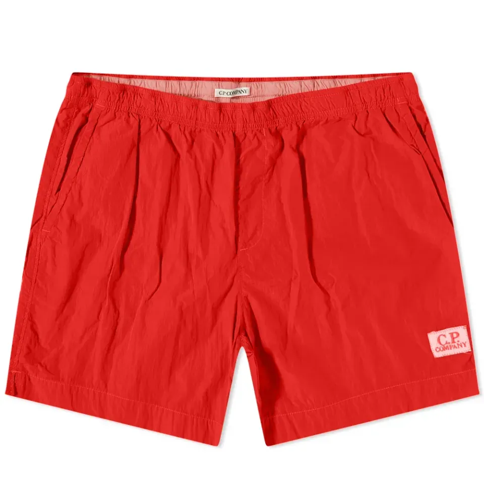 Chrome Patch Logo Swim Short