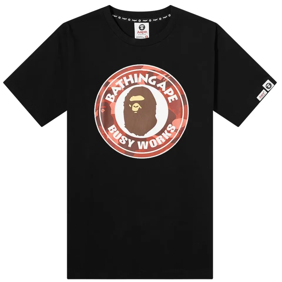 Color Camo Busy Works Tee