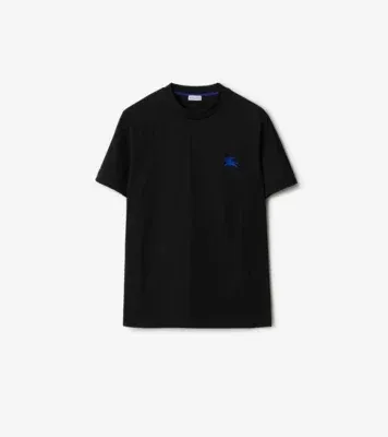 Cotton T-shirt in Black